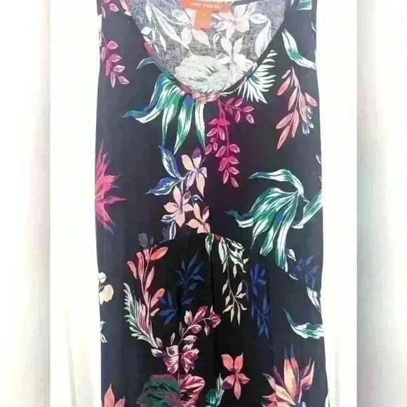 Joe Fresh Spaghetti Strap Floral Maxi - size small BNWOT - Picture 4 of 5